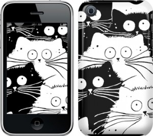 Чехол Коты v2 для iPhone 3Gs
