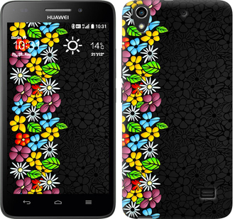 

Чехол цветочный орнамент для Huawei G620S 328006