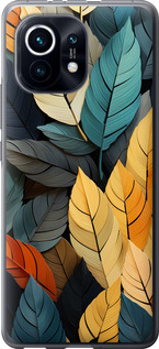 

Чехол Кольорове листя для Xiaomi Mi 11 1629352