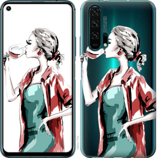 

Чехол Девушка с бокалом для Huawei Honor 20 Pro 841731