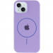 Фото Чохол Silicone Case Full Protective (AA) with Magnetic Safe на Apple iPhone 15 Plus (6.7") (Бузковий / Dasheen) на vchehle.ua