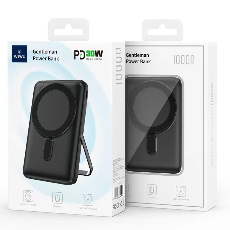 Замовити Портативний ЗП Power Bank WIWU Wi-P011 з БЗУ 10000 mAh (Black) на vchehle.ua