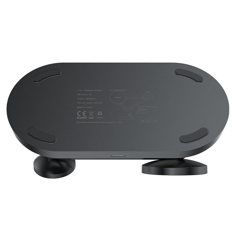 Фото БЗП Acefast E9 desktop 3-in-1 (Black) в маназині vchehle.ua