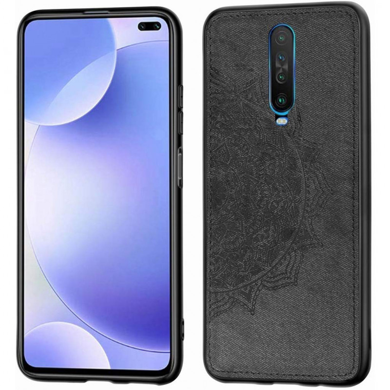 

TPU+Textile чохол Mandala з 3D тисненням для Xiaomi Poco X2 (Чорний) 871163