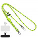 Шнурок с двумя креплениями (8мм) 150см (Neon Green)