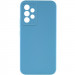 Чехол TPU GETMAN Liquid Silk Full Camera для Samsung Galaxy A32 4G (Голубой / Blue)