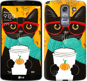 

Чохол Осінній кіт на LG G Pro 2 D838 639687