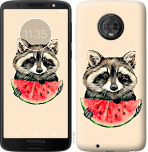 

Чохол Єнотик з кавуном на Motorola Moto G6 800043