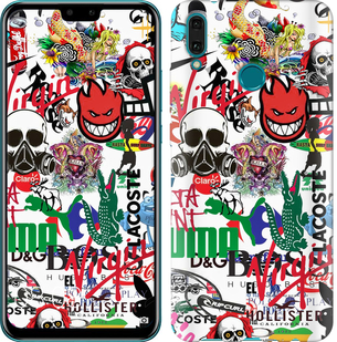 

Чохол Many different logos на Huawei Y9 2019 689118