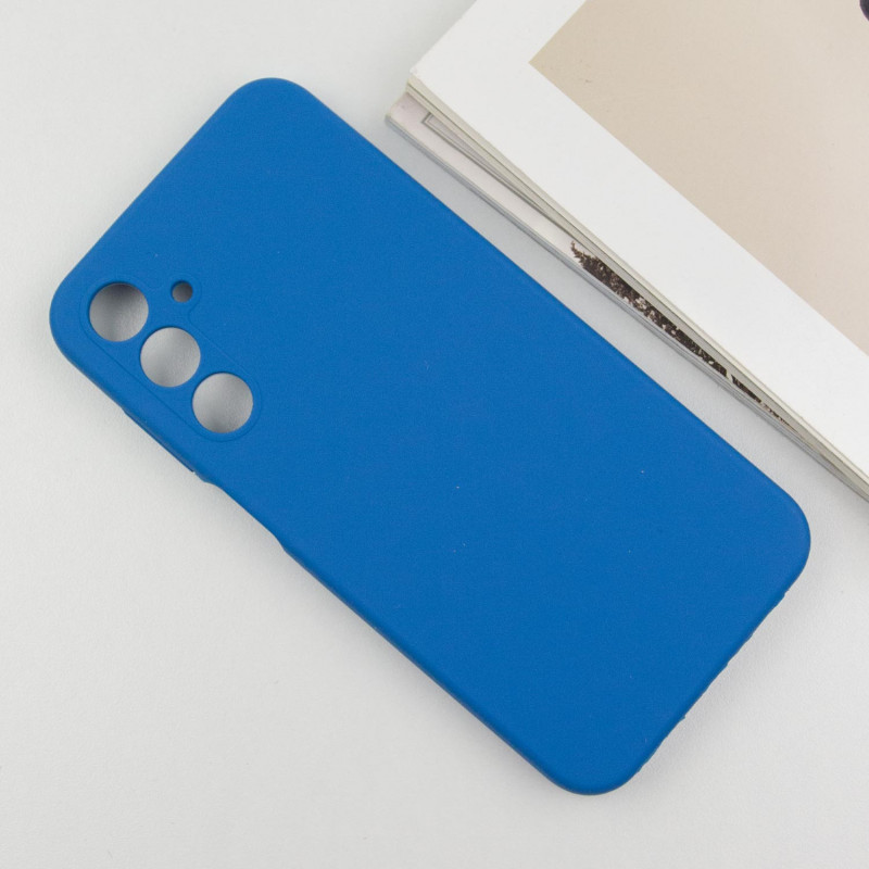 Фото Чехол Silicone Cover Lakshmi Full Camera (AA) для Samsung Galaxy A25 5G (Синий / Navy Blue) в магазине vchehle.ua