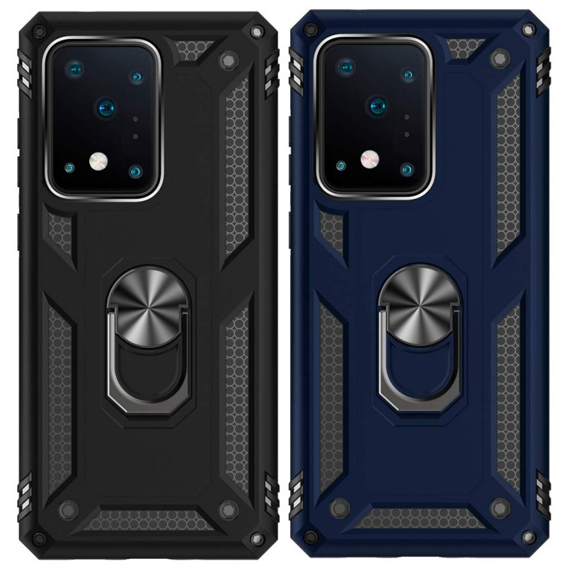 Ударопрочный чехол Serge Ring for Magnet для Samsung Galaxy S20 Ultra