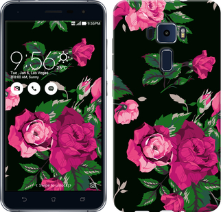 

Чехол Розы на черном фоне для Asus Zenfone 3 ZE552KL 547155