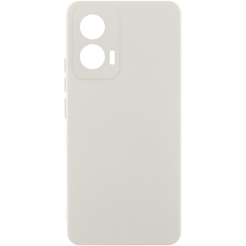 Чохол Silicone Cover Lakshmi Full Camera (AAA) на Motorola Edge 50 Fusion (Білий / White)