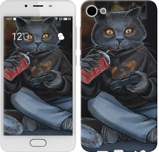 

Чехол gamer cat для Meizu U10 635480