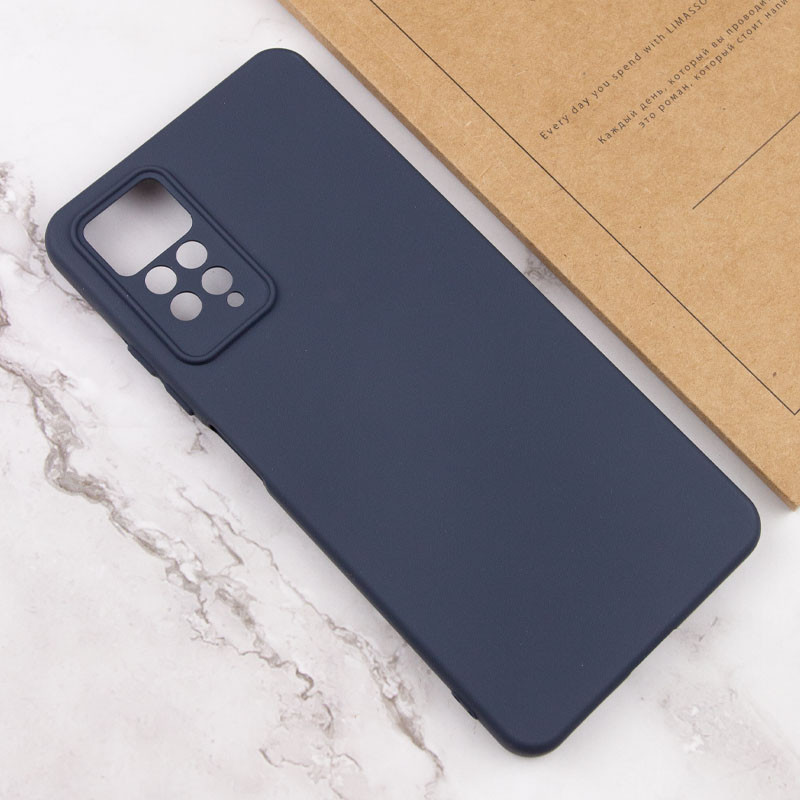 Чехол Silicone Cover Lakshmi Full Camera (AAA) для Xiaomi Redmi Note 11 Pro 4G/5G / 12 Pro 4G (Темно-синий / Midnight blue) в магазине vchehle.ua