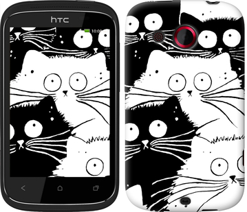 

Чехол Коты v2 для HTC Desire C A320e 285274