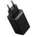 МЗП Baseus GaN5 Pro 65W 2Type-C+USB 100W EU (CCGP12020) (Black) в магазині vchehle.ua