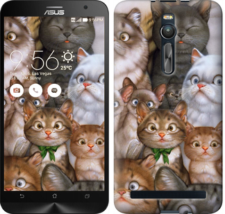 

Чехол коты для Asus Zenfone 2 ZE551ML 476646