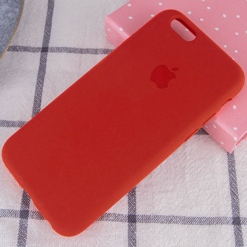 Фото Чехол Silicone Case Full Protective (AA) для Apple iPhone 6/6s (4.7") (Красный / Dark Red) на vchehle.ua