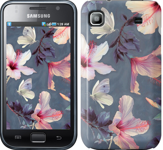 

Чехол Нарисованные цветы для Samsung Galaxy S i9000 596089