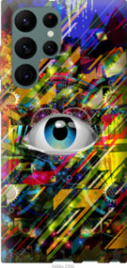 Чехол Абстрактный глаз для Samsung Galaxy S22 Ultra