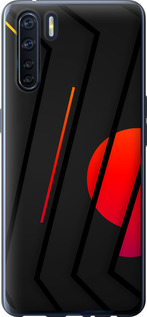 

Чехол Разноцветные полосы для Oppo A91 1610476