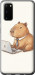 Чохол Funny Capybara CEO Working на Samsung Galaxy S20