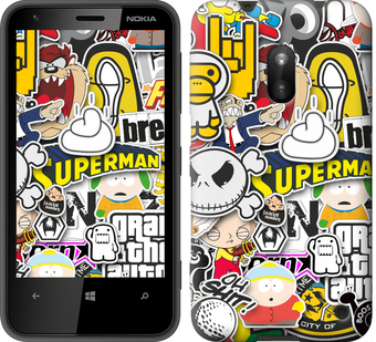 

Чохол Popular logos на Nokia Lumia 620 628205
