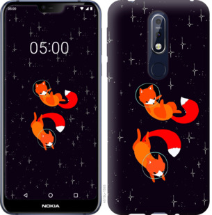 

Чехол Лисички в космосе для Nokia 7.1 870553