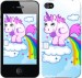 Чехол Единорожка для iPhone 4