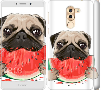 

Чехол Мопс и арбуз для Huawei Honor 6X 843840