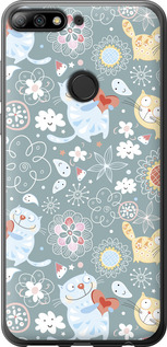 

Чехол Котята v3 для Honor 7C pro 1678412