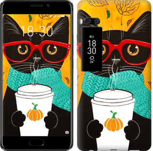 

Чохол Осінній кіт на Meizu Pro 7 Plus 689802