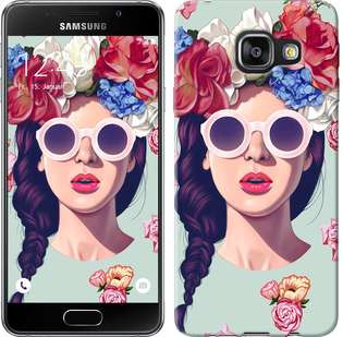 

Чехол Девушка с цветами для Samsung Galaxy A3 (2017) 95558