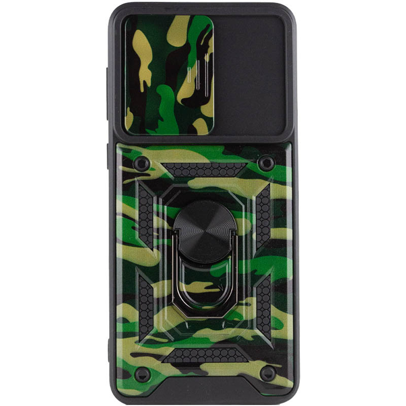 Фото Ударопрочный чехол Camshield Serge Ring Camo для Xiaomi Redmi 9A (Зеленый / Army Green) в магазине vchehle.ua