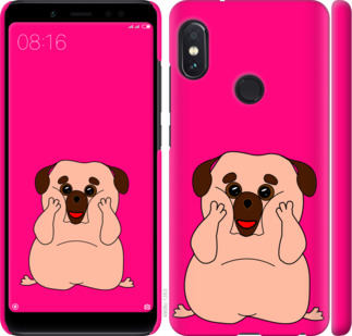 

Чехол Весёлый мопс для Xiaomi Redmi Note 5 Pro 928496