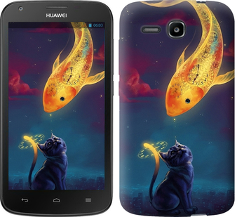 

Чехол Кошкин сон для Huawei Ascend Y600 157466