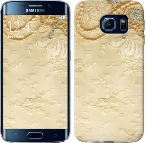 Чехол Кружевной орнамент для Samsung Galaxy S6 Edge G925F