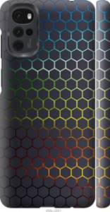 Чехол Переливающиеся соты для Motorola G22