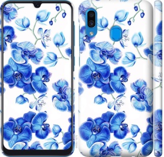 

Чехол Голубые орхидеи для Samsung Galaxy A20 A205F 724864