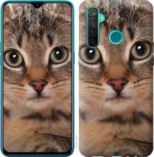 

Чехол Полосатый котик для Realme 5 Pro 920657