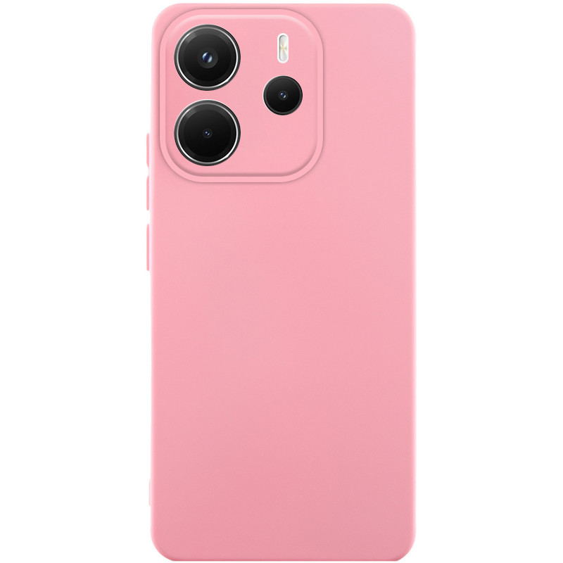 Чохол Silicone Cover Lakshmi Full Camera (AAA) на Xiaomi Redmi Note 14 4G (Europe version) (Рожевий / Rose Pink)