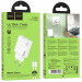 Купить СЗУ Hoco C142A Direct PD20W+QC3.0 (1USB-A/1C) + кабель Type-C to Type-C (White) на vchehle.ua