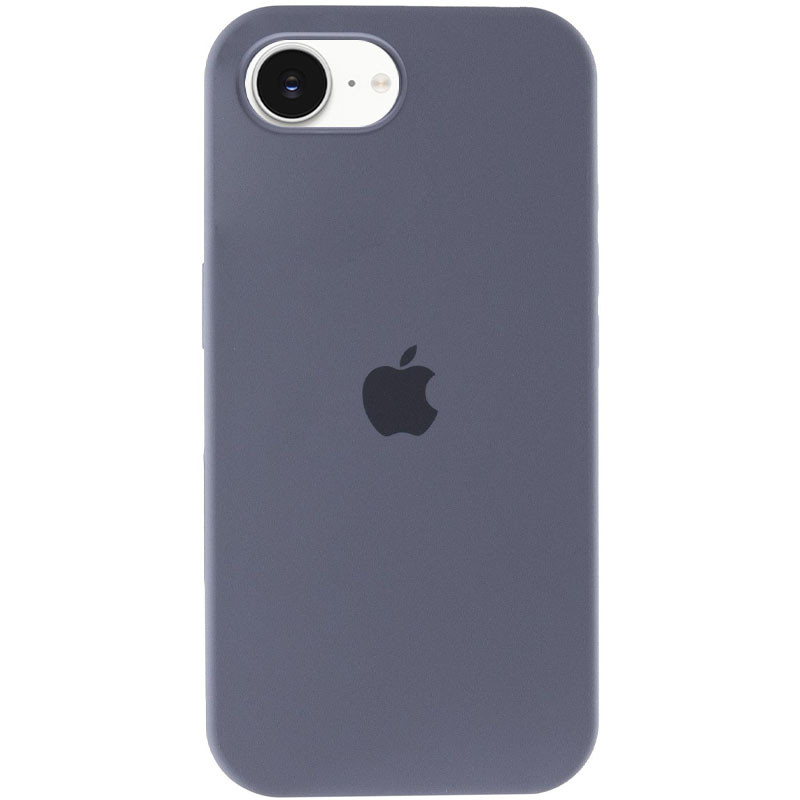 Чехол Silicone Case Full Protective (AA) для Apple iPhone 16e (6.1") (Серый / Lavender Gray)