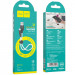Дата кабель Hoco X21 Plus Silicone Type-C Cable (0.25m) (Чорний / Білий) в магазині vchehle.ua