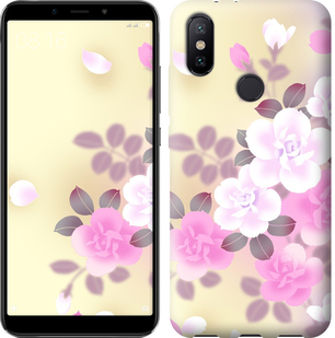 

Чехол Японские цветы для Xiaomi Mi 6X 653596
