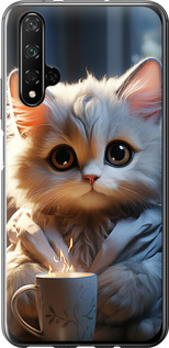 Чохол White cat на Huawei Honor 20