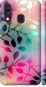 Чехол Листья для Samsung Galaxy A40 2019 A405F
