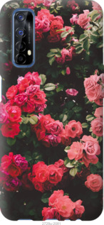 

Чехол Куст с розами для Realme 7 1144409