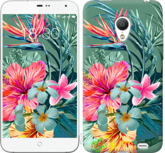 

Чехол Тропические цветы v1 для Meizu MX3 845108